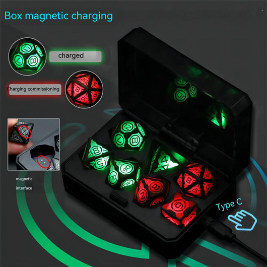Tablero Magnético Luminoso con Dados Recargables - Image 4