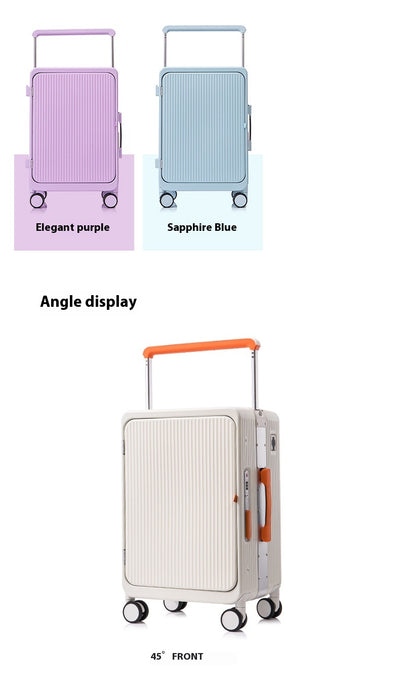 Maleta Trolley Multifuncional con Cargador USB y Ruedas Universales 20 Pulgadas - Image 13
