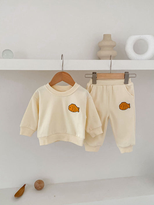 Conjunto de Pantalón y Suéter con Pez Bordado - Image 6