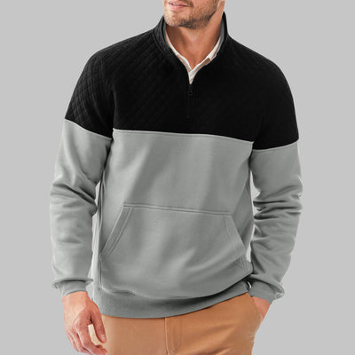 Sudadera con Capucha Color Block Casual para Hombre - Image 7