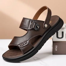 Zapatos de Cuero Genuino Transpirables para Hombre - Comodidad Casual para Todas las Edades - Image 11