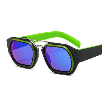 Gafas de Sol Retro con Colores Trending - Estilo Personalidad Masculina - Image 6