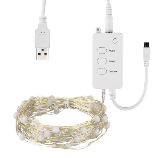 Luces LED Inteligentes Sincronizadas con Música - Guirnalda Dreamcolor para Navidad y Año Nuevo - Image 6