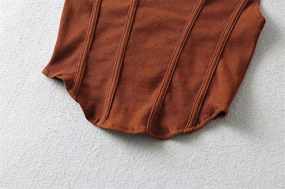 Top Tubo con Diseño de Cinta en la Cintura - Image 16