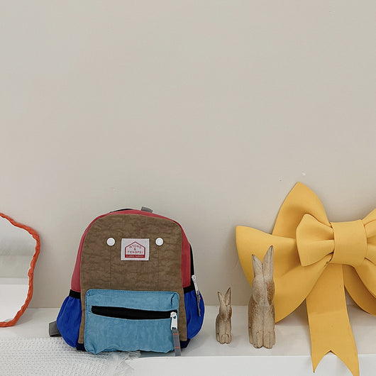 Mochila Infantil de Lona, Simple y Ligera con Protección de Columna para Niños y Niñas - Image 20