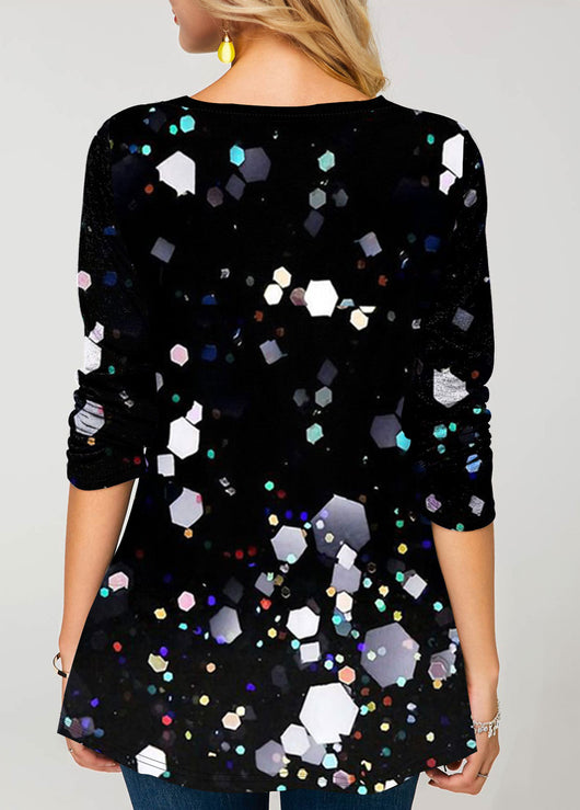Playera Navideña para Mujer con Estampado de Muñeco de Nieve - Image 5
