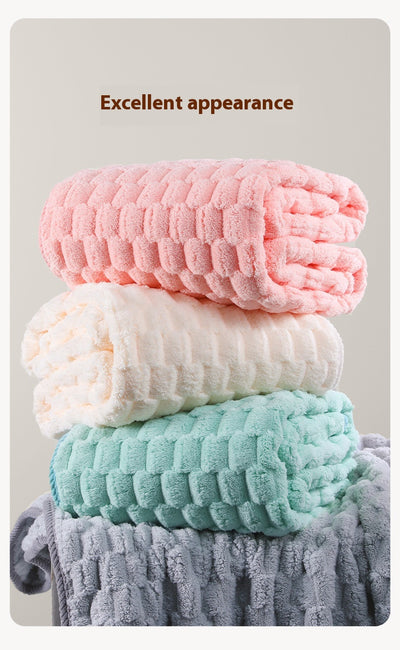 Toalla de Baño Gruesa Absorbente Coral Talla Grande - Fibra de Felpa Clase A sin Desprendimiento - Image 21