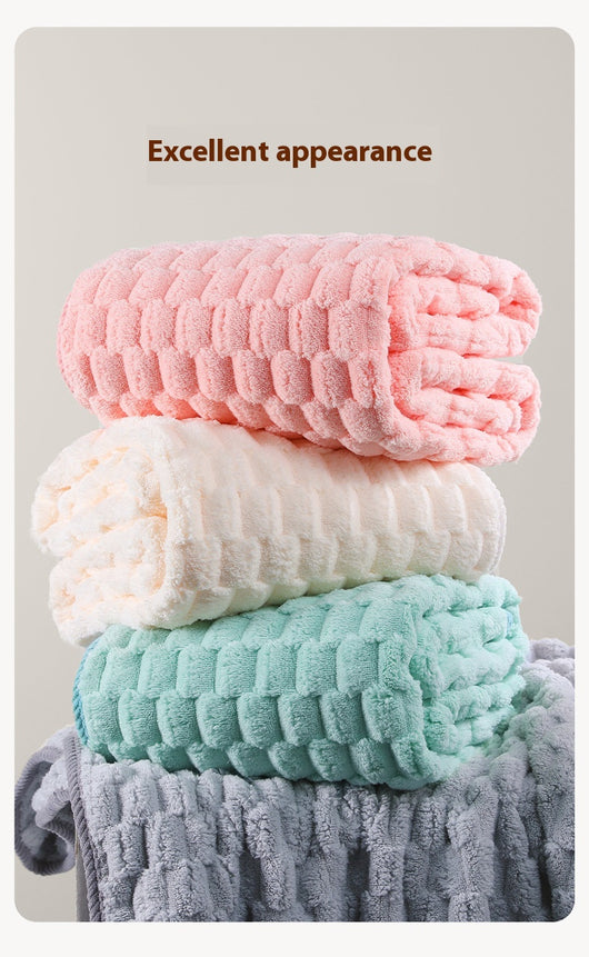 Toalla de Baño Gruesa Absorbente Coral Talla Grande - Fibra de Felpa Clase A sin Desprendimiento - Image 21