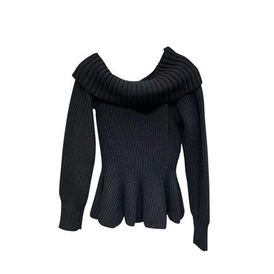 Suéter Raglan con Volantes en Cintura y Mangas Largas - Image 8