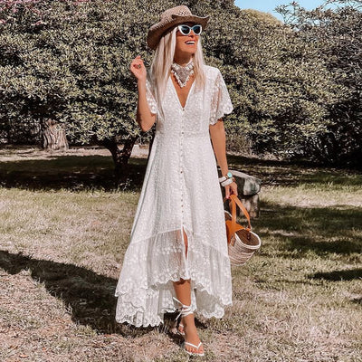 Vestido Ajustado Escote V Estilo Europeo para Mujer - Image 7