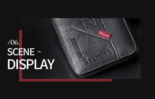 Billetera Vintage Bifold para Hombre - Estilo Europeo y Americano - Image 21