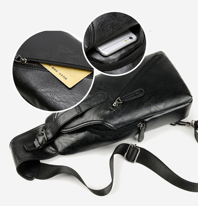 Bolso de Pecho Tide para Hombre - Diseño Moderno de Un Hombro - Image 6