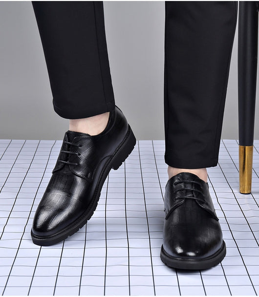 Zapatos Formales de Cuero Genuino para Hombre Talla Grande - Image 22
