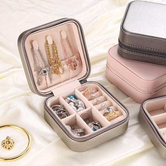 Caja de Almacenamiento Portátil con Cierre de Cremallera para Joyas - Estilo Europeo - Image 18