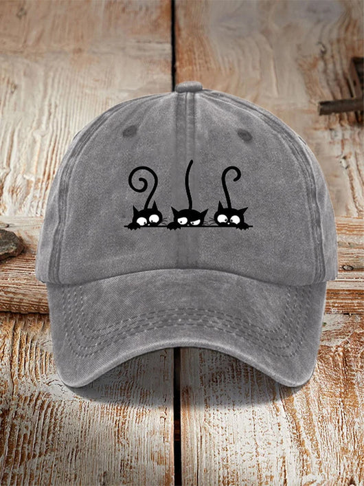 Gorra de Algodón Estampada Efecto Vintage Desgastado para Hombre - Image 4