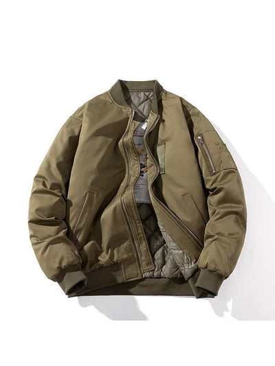 Chamarra de Piloto Bordada y Acojinada para Hombre - Image 17