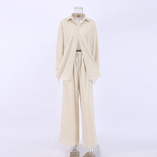 Traje Ejecutivo de Algodón: Camisa y Pantalón de Dos Piezas - Image 13
