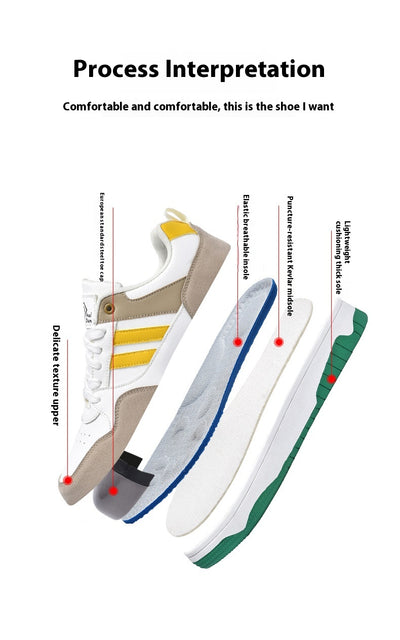 Zapatos de Trabajo Transpirables Ligeros con Protección Antiaplastamiento - Image 14