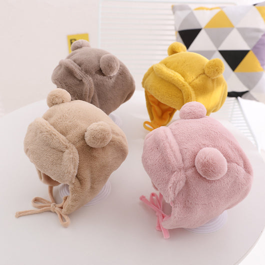 Gorro Infantil Coreano Lei Feng para Otoño Invierno - Image 7