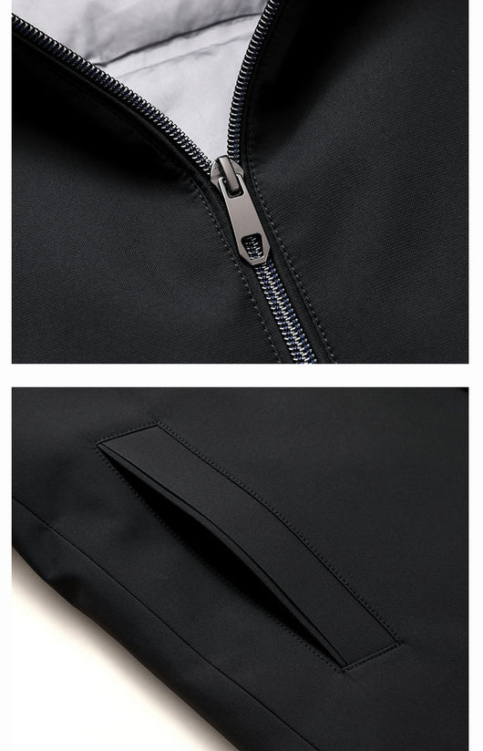 Chaqueta de Plumas de Pato Blanca para Hombre - Estilo Casual Ejecutivo - Image 11