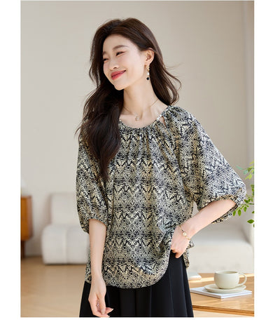 Blusa Suelta Reductora de Manga 3/4 para Mujer - Image 15