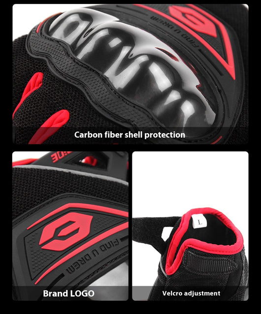 Guantes de Motocicleta Blindados con Pantalla Táctil y Protección Antigolpes - Image 19