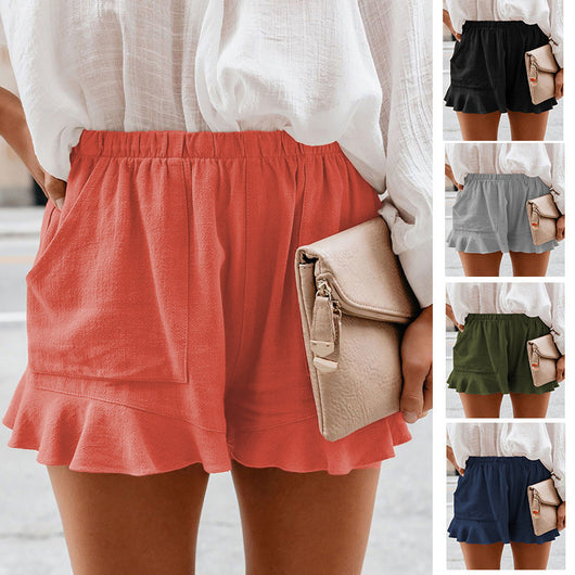 Pantalón Mujer Cintura Alta Plisado Recto Elegante
