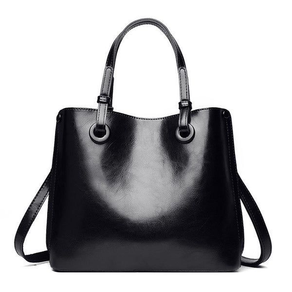 Bolso Coreano de Cuero Suave con Gran Capacidad - Image 3