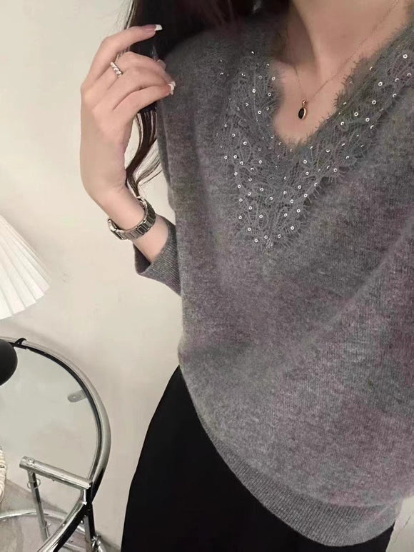 Suéter de Lana Elegante Base para Mujer