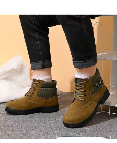 Botas Térmicas de Algodón con Forro de Piel de Oveja para Hombre - Image 9
