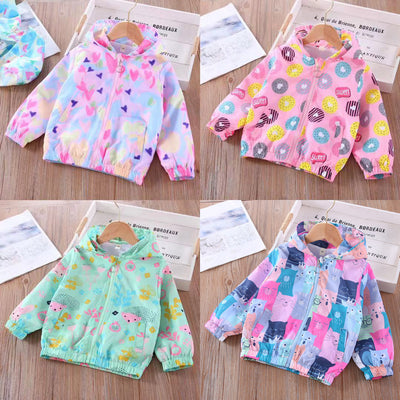 Chaqueta Infantil Estampada con Diseños Animados