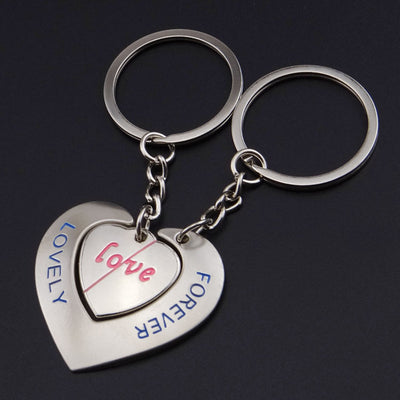 Llavero de Corazón Personalizado para Parejas - Conectados de Corazón a Corazón - Image 6
