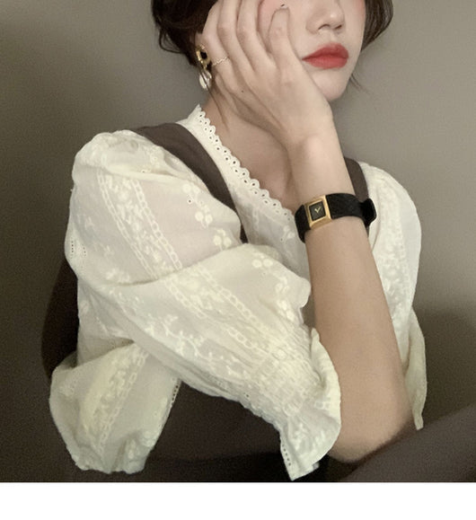 Conjunto de Dos Piezas Vintage Francés con Tirantes para Mujer - Image 13