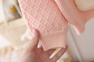 Suéter Tejido para Mujer Estilo Occidental con Flor en Solapa y Grosor Reforzado - Image 11
