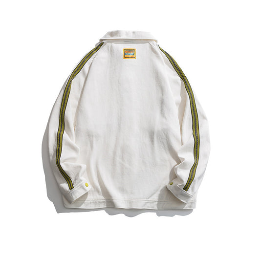 Chaqueta Patchwork Unisex - Uniforme de Béisbol para Parejas Otoño - Image 4