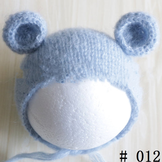 Gorro Suave de Mohair para Fotografía de Bebés - Tejido Artesanal - Image 9