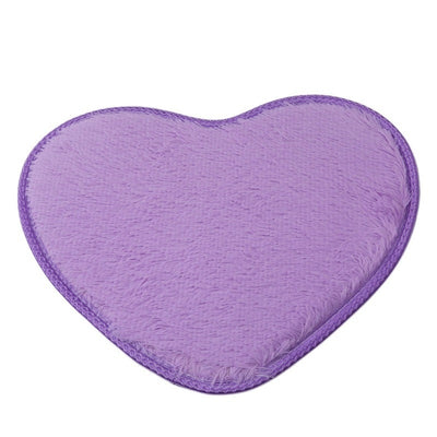 Tapete de Lana y Seda en Forma de Corazón para Dormitorio - Image 26