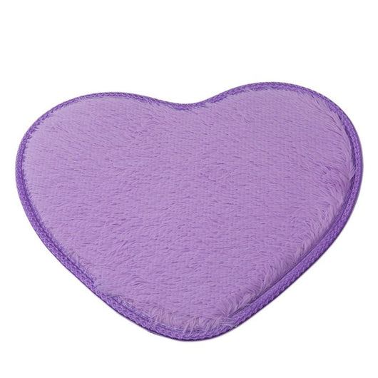 Tapete de Lana y Seda en Forma de Corazón para Dormitorio - Image 26