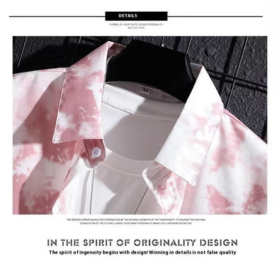 Camisa Estampada Transpirable Ice Silk para Hombre - Colección Premium Verano - Image 23