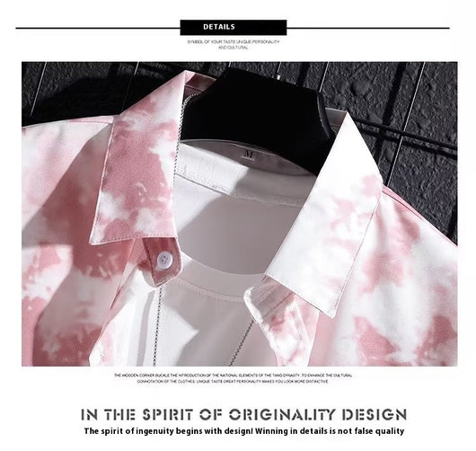 Camisa Estampada Transpirable Ice Silk para Hombre - Colección Premium Verano - Image 23