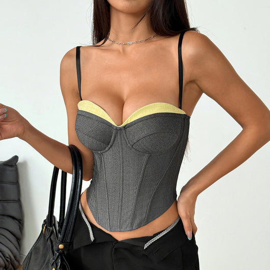 Camiseta Acolchada con Patrón Espiga para Mujer - Image 19