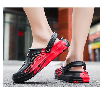 Sandalias Huecas para Hombre Verano Respirables Cómodas - Image 16