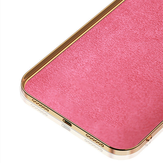 Funda para Teléfono con Anillo Galvanizado Color Sólido - Image 18