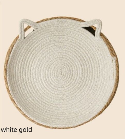 Nido de Ratán para Gatos con Cojín de Algodón - Uso Todo el Año - Image 13