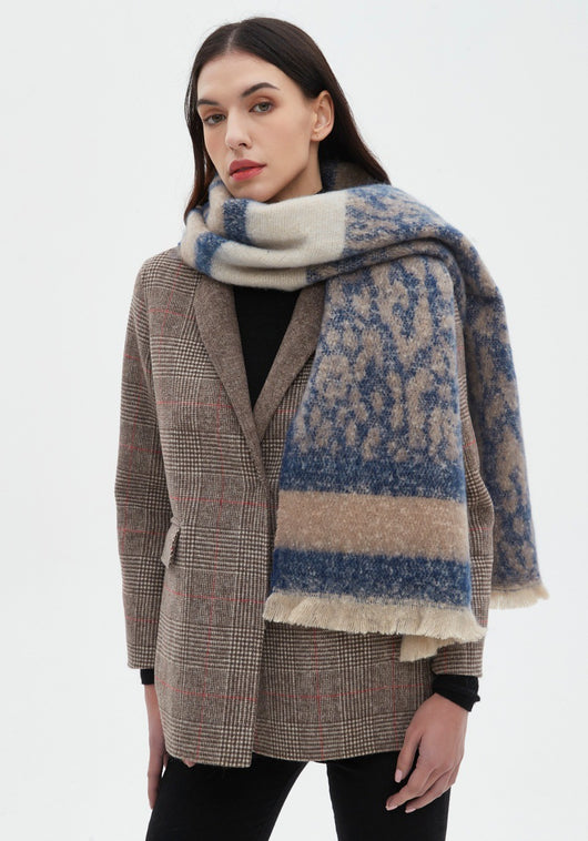 Bufanda Leopardo Unisex de Moda Europea y Americana - Image 15
