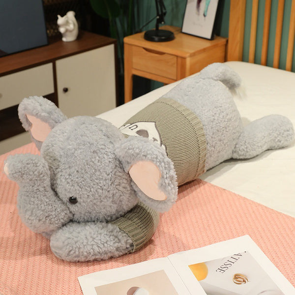 Almohada Decorativa Elefante Gigante de Peluche Suave - Image 6