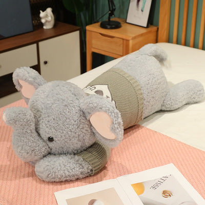 Almohada Decorativa Elefante Gigante de Peluche Suave - Image 6