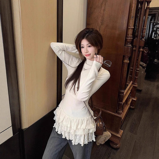 Blusa Térmica Mujer Otoño Invierno con Forro Polar y Puños Elegantes - Image 4