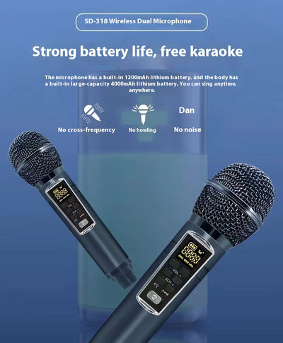 Parlante Bluetooth de Escritorio SD318 con Micrófono Inalámbrico Dual - Image 14