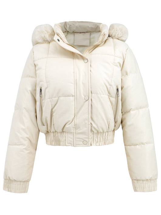 Chaqueta Acolchada de Algodón para Mujer - Estilo Casual y Cálido - Image 9